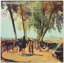 RENATE SCHORLER MENDELSSOHN PIANO SOLO ETERNA ED.1 BLACK STEREO 826252 EX-NM