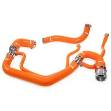 PPE Orange Silicone Upper & Lower Coolant Hose Kit For 2006-2010 GM 6.6L Duramax