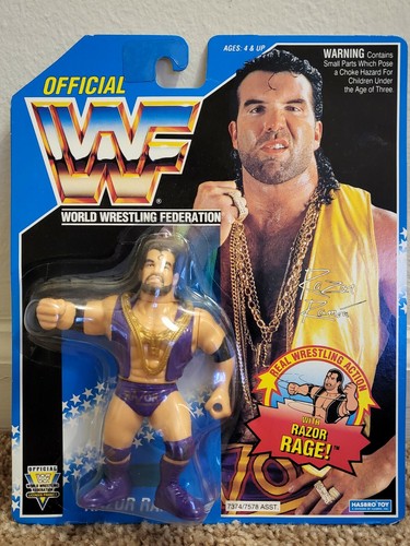WWF Hasbro Series 10 Razor Ramon Purple Variant MO...