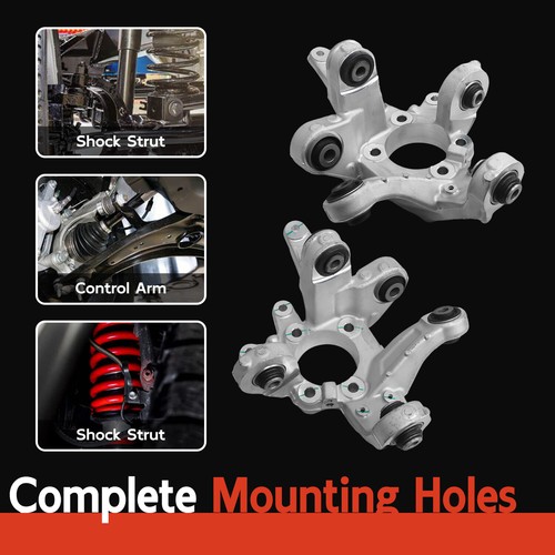 Steering Knuckle w/ Bushings Rear Both Side for Ford Explorer 2011-2019 AWD - Bild 6 von 11