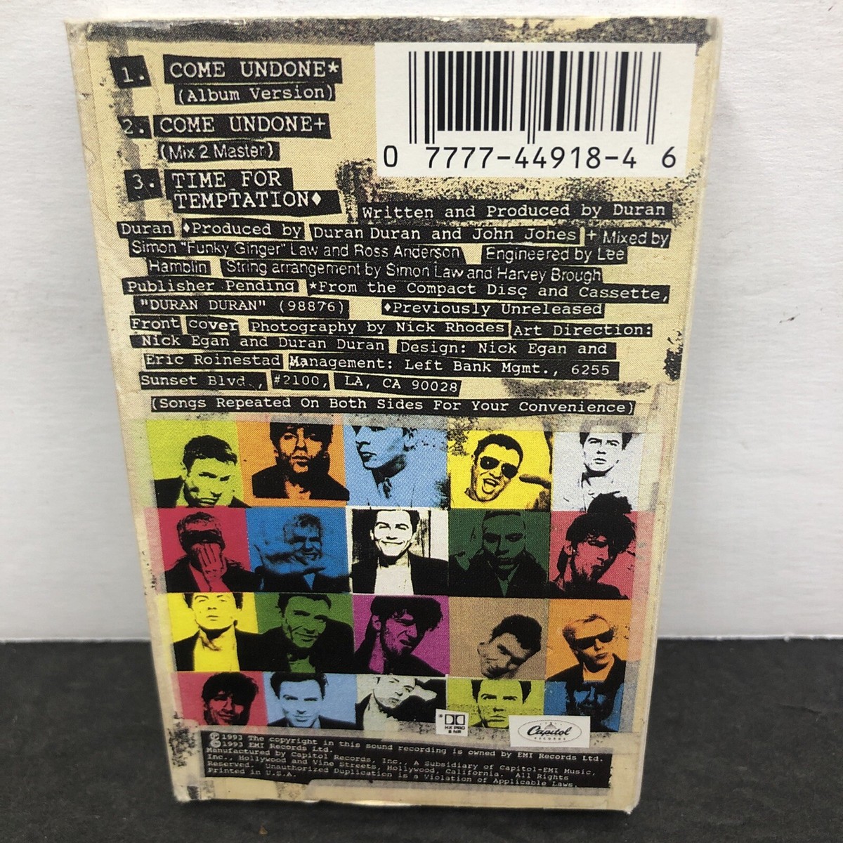 DURAN DURAN COME UNDONE SINGLE 1993 VINTAGE CASSETTE TAPE USED | eBay