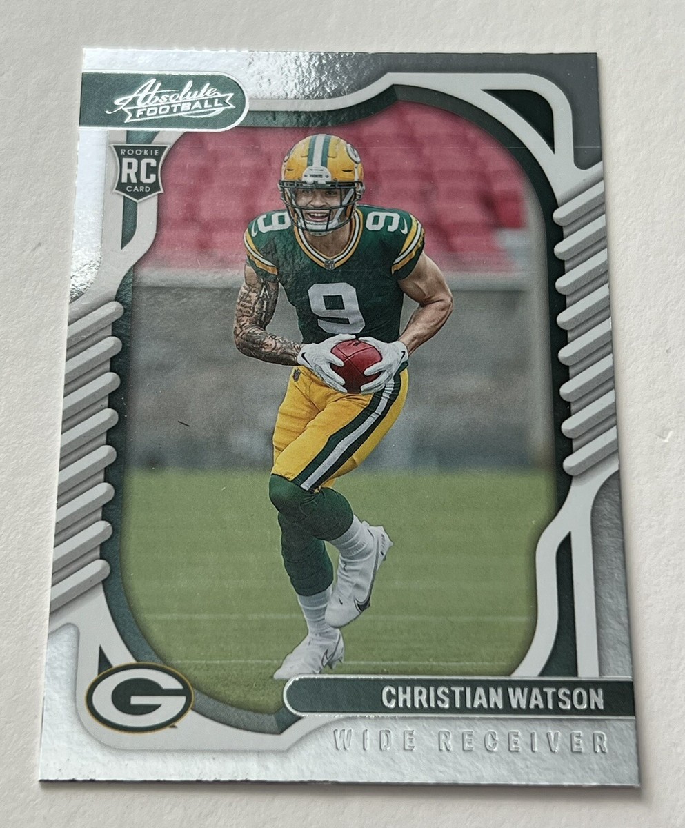 2022 Panini Absolute Football - Christian Watson Rookie Silver RC