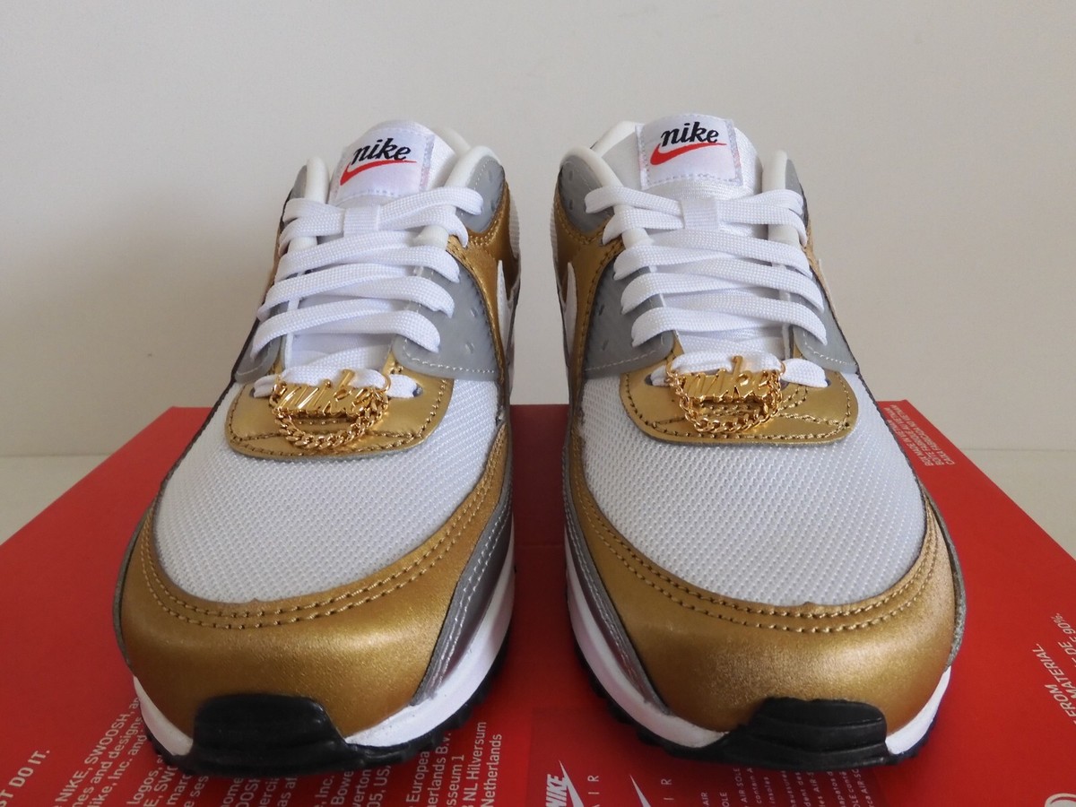 Size 9.5 - Nike Air Max 90 SE Metallic W for sale online | eBay Size 9.5 - Nike Air Max 90 SE Metallic W for sale online | eBay