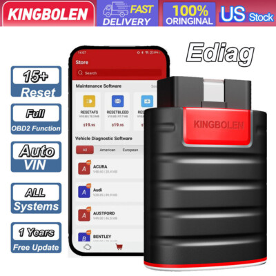 2026 Ediag All System Scanner Bidirectional Car OBD2 Diagnostic Tool ECU Coding