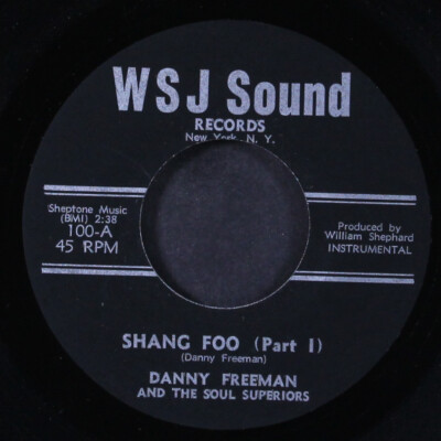 DANNY FREEMAN: shang foo W.S.J. SOUND 7'' Single 45 RPM