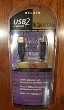 NEW IN UNOPENED PACKAGE BELKIN GOLD SERIES HIGH-SPEED USB 2.0 CABLE, 10' BLACK