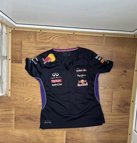 Pepe Jeans, Pepe Jeans Jersey Infinity Red Bull F1 Formula Racing Shirt Woman Tee Size L