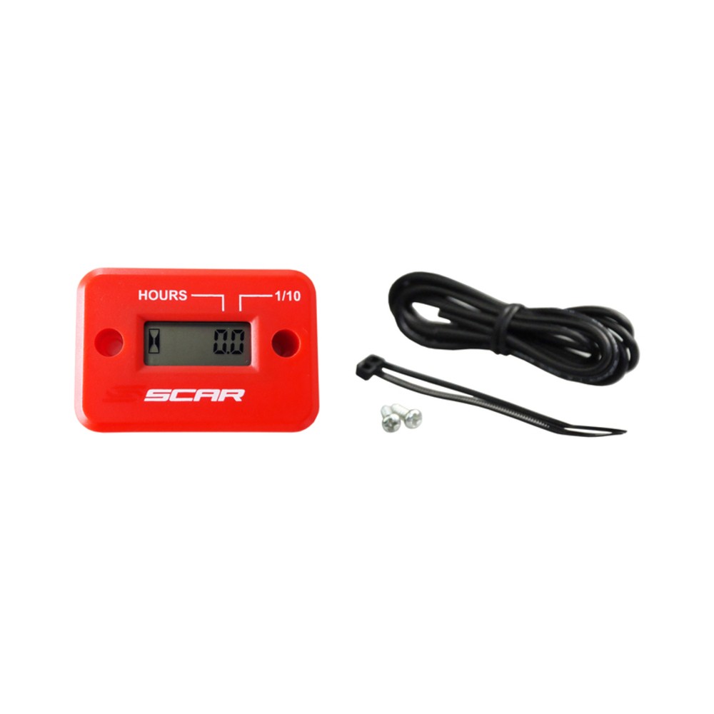 Cuentahoras SCAR Wiring With Touch Fastener Red for Bike Spare Parts Accessories