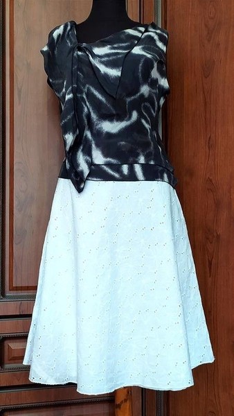 Women Anne Klein Skirt White Cotton 36 / S / 44