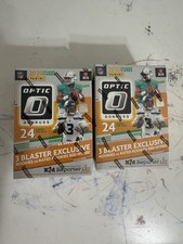LOT OF 2 - 2020 PANINI DONRUSS OPTIC FOOTBALL FANATICS 6-PACK BLASTER BOX