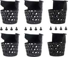 Set of 6 Billiard Pool Table Pockets Durable Plastic Web Replacement Pockets