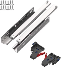 12" Undermount Soft Close Drawer Slides for Frameless Cabinets (2 Pair) 📦