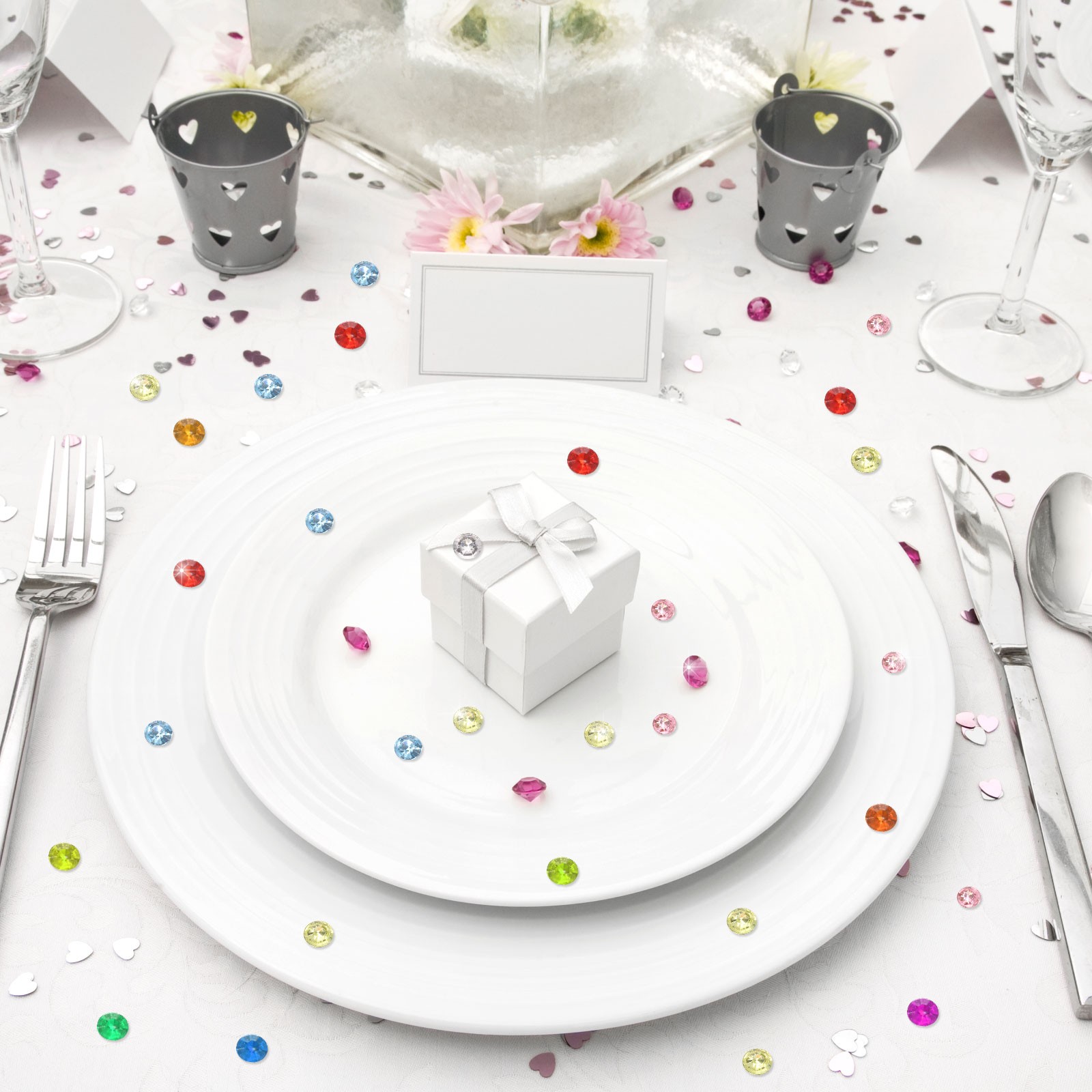 10000Pcs Wedding Table Scatter Confetti for Crafts (Light Purple, 3mm)