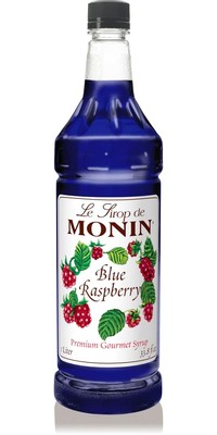 Monin - Blue Raspberry Syrup | Perfectly Sweet & Tart for Slushes, Cocktails... 