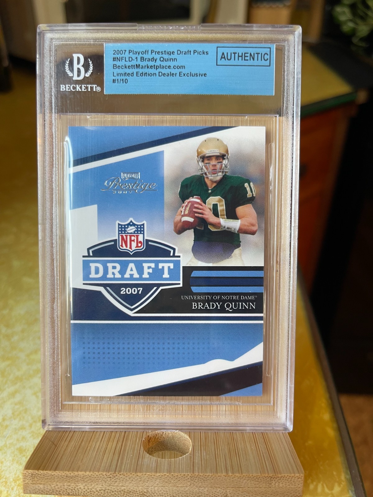 Brady Quinn Playoff Prestige NFL Draft #1 Base