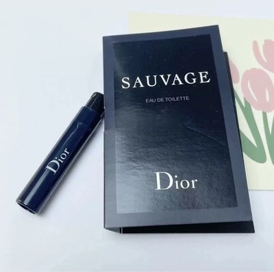 Dior Sauvage Eau De Toilette EDT Sample Spray .03oz, 1ml New in Card