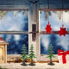 20 PCS Tischdekoration Mini Bäume Mini-Baum- Kleine Figuren
