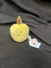 Jellycat Fabulous Fruit Apple Plush Yellow Green FABF6A Food Toy 3" Retired