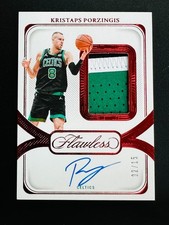 2023-24 Panini Flawless Signature Materials Kristaps Porzingis Patch Auto /15