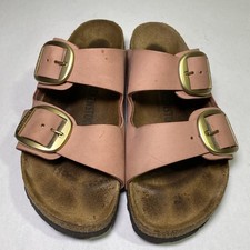 Birkenstock Arizona Big Buckle Mauve Pink Slide Sandals Size EU 39 US 8-8.5