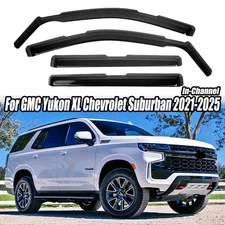In-Channel For GMC Yukon XL Chevrolet Suburban 2021-2025 Rain Guard Window Visor