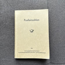 Bundespost Postleitzahlenbuch, Ausgabe 1961, gut erhalten