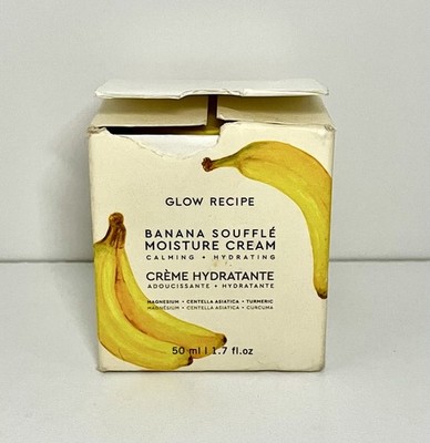 NIB Glow Recipe Banana Souffle Moisture Cream Full Size 1.7 fl oz / 50 ml
