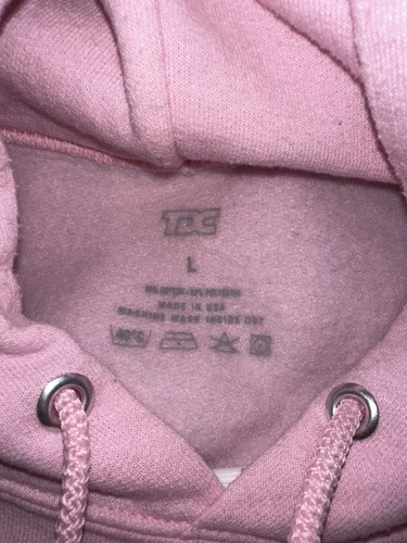 TDE Isaiah Rashad Lil Sunny’s Tour Hoodie Sweatshirt Pink Streetwear Size LARGE - Picture 3 of 3