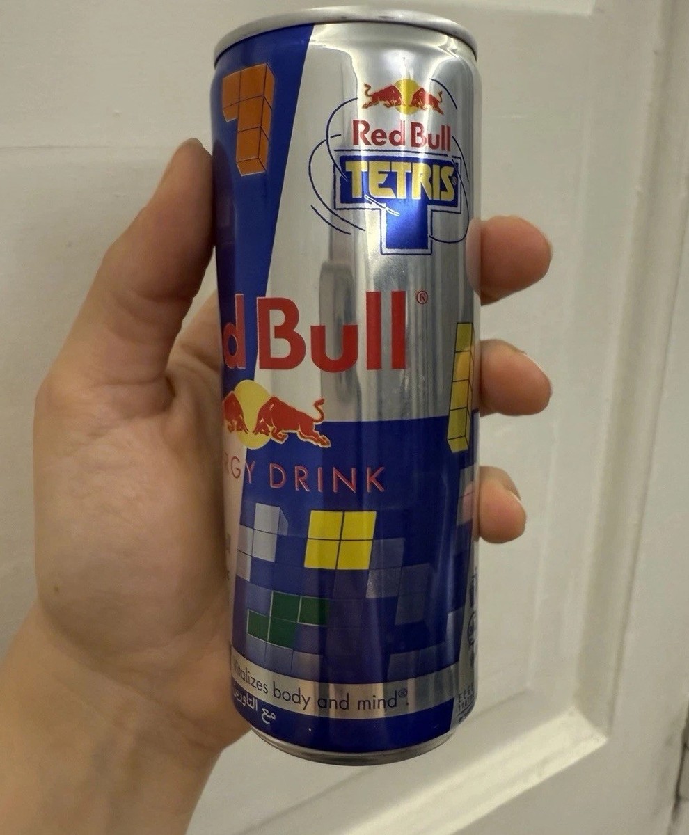1 Can Red bull Original Limited Edition 250ml Tetris Arabic Egypt