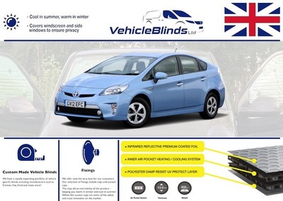 Stealth Rollos für Toyota Prius (2009-2015) 5 Türer