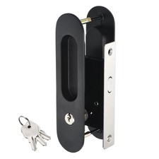 Sliding Door Lock Invisible Recessed Handle Latch Privacy Pocket Door Lock