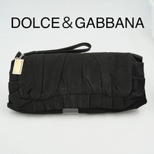 Dolce&Gabbana Clutch Pouch With Storage Bag Logo Stylish Design Functional Use D