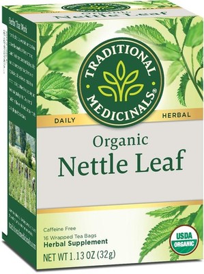 Traditional Medicinals Organic Nettle Leaf Herbal Tea, 16 Tea Bags