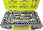 Ryobi 97 PC. 1/4" & 3/8" Drive Mechanics Tool Set - 6 Point