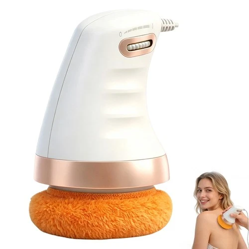 Weciau Handheld Cellulite Massager 3 Heads Portable Lymphatic Drainage – White