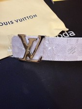 Louis Vuitton Reversible Belt, Taurillon Leather, 34"-36" waist, LV Buckle