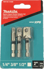 Makita E-01600 Impact XPS 3-Piece Socket Adapter Set **Free Shipping**