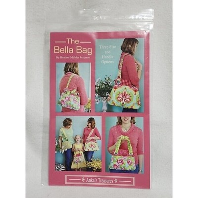 The Bella Bag Pattern In 3 Sizes by Anka's Treasures - Women's Girls Purse - NEW