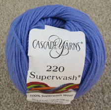 Cascade Yarns 220 Superwash Wool, Double Knit  DK  Yarn, 100g Ball - Colour 844