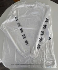 Diamond Supply  Co. X  Thrasher Hellride vintage RARE DEADSTOCK 2X L/S TEE WHT