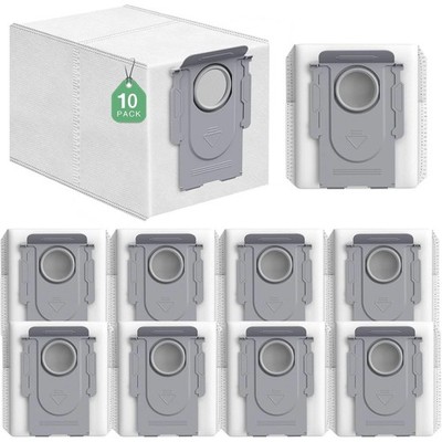 10 Staubbeutel Zubehör Für Roborock Q Revo,Qrevo Slim, Qrevo Master, Q Revo Curv