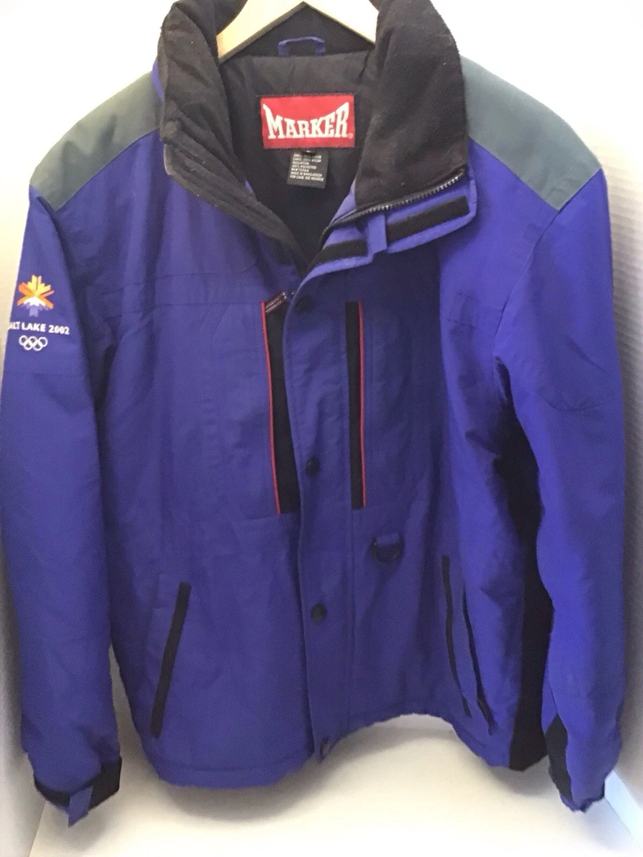 Gilet Olympique Vintage Salt Lake City 2002 Rouge - Marque Kingwhale Taille L - Occasion Excellent état