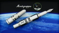 $595 MSRP - Montegrappa Moon Landing 50th Fountain Pen Medium NIB ISMLR3UE