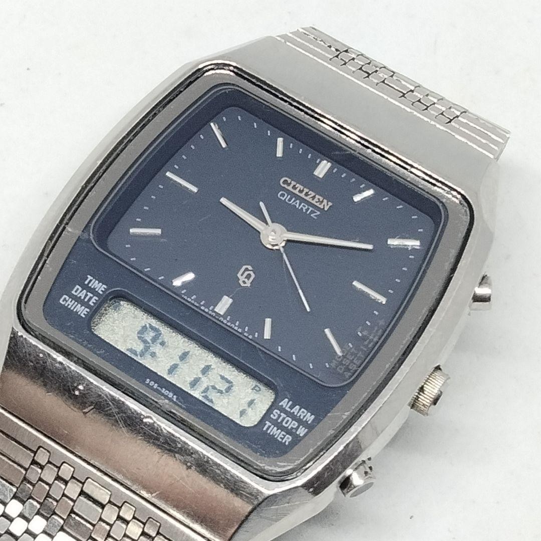 時計 ANA citizen Citizen Digi Ana 888 Analog Digital Watch Mens Vintage Japan wrist