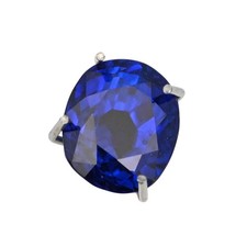 2.28CT OVAL NATURAL BLUE SAPPHIRE LOOSE AMERICAN GEMOLOGICAL LABORATORIES CERT