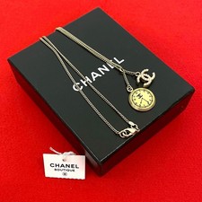 Chanel Coco Mark Necklace Pendant Accessory Women Gold One Size 668913
