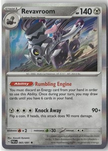 Revavroom 065/091 Paldean Fates Holo Rare