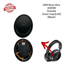 OEM Bose QuietComfort Ultra 440108 Außen Lautsprecher Hülle [Links] (Schwarz) -