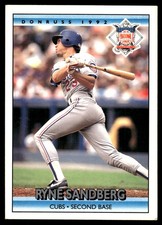 Ryne Sandberg 1992 Donruss #429 Chicago Cubs MLB READ FREE SHIPPING AutographDen