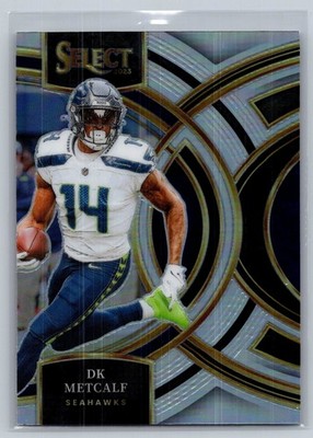 2023 panini selet football dk metcalf premier level silver prim #170